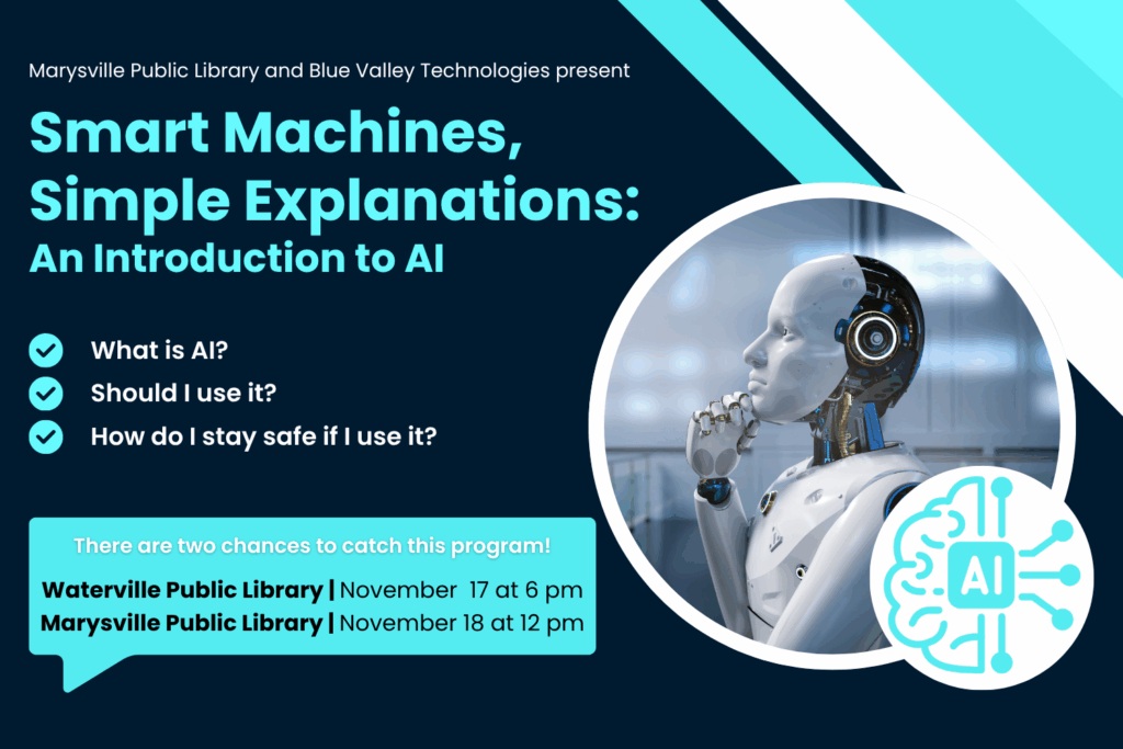 Waterville AI Classes presented by DOCK Grant